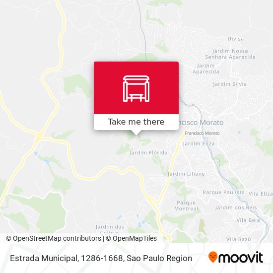 Estrada Municipal, 1286-1668 map