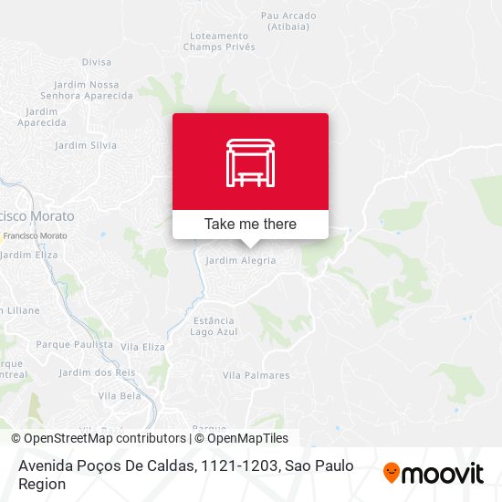 Avenida Poços De Caldas, 1121-1203 map