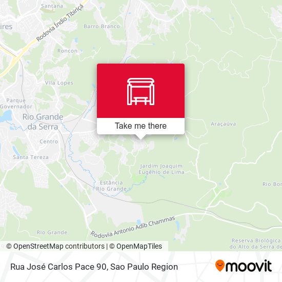 Rua José Carlos Pace 90 map