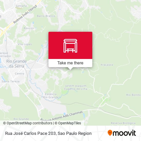 Rua José Carlos Pace 203 map