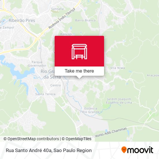 Rua Santo André 40a map