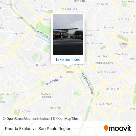 Parada Exclusiva map