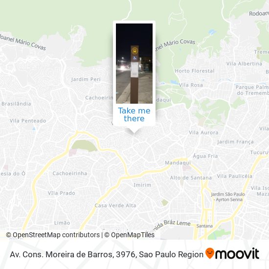 Av. Cons. Moreira de Barros, 3976 map