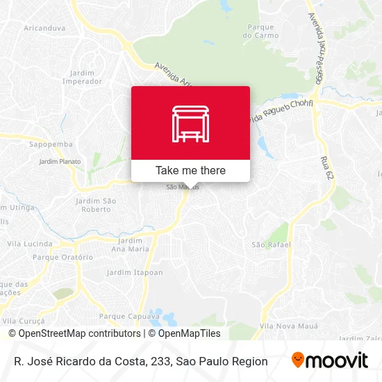 R. José Ricardo da Costa, 233 map