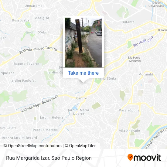 Rua Margarida Izar map