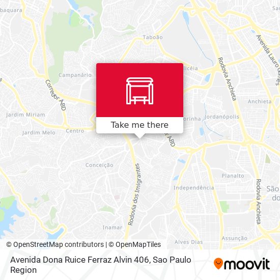 Avenida Dona Ruice Ferraz Alvin 406 map