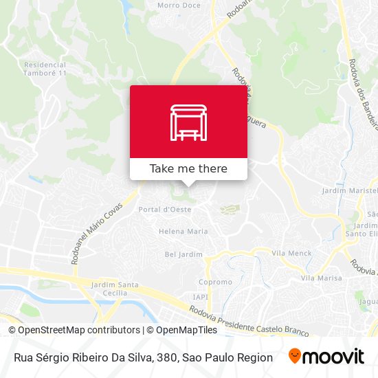 Rua Sérgio Ribeiro Da Silva, 380 map