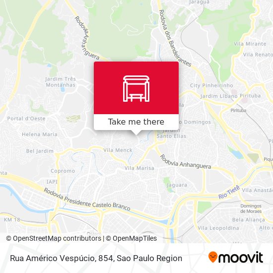Rua Américo Vespúcio, 854 map