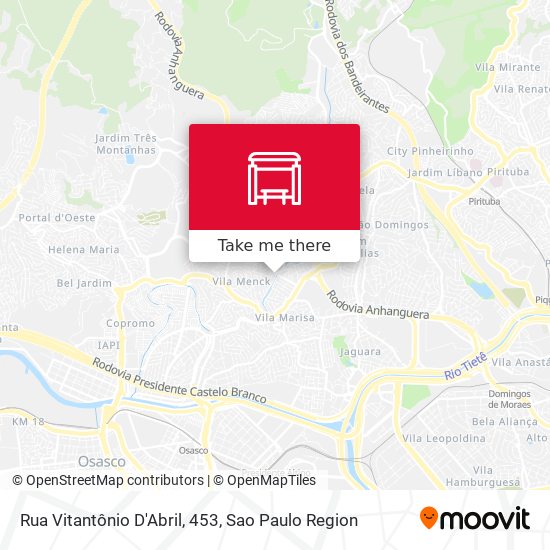 Rua Vitantônio D'Abril, 453 map