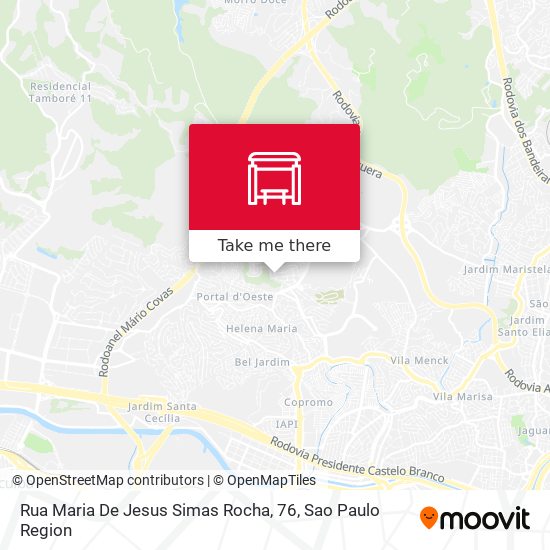 Rua Maria De Jesus Simas Rocha, 76 map