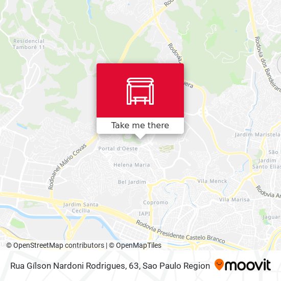 Rua Gílson Nardoni Rodrigues, 63 map
