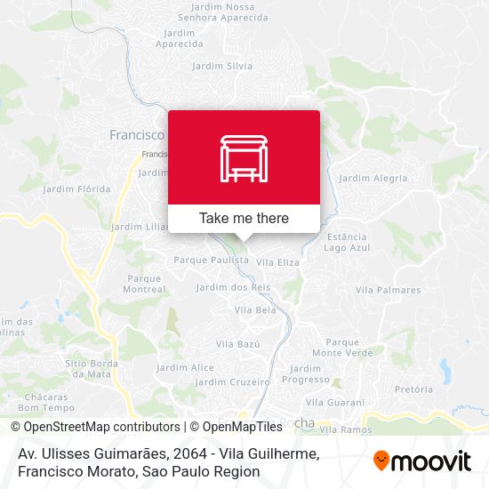 Av. Ulisses Guimarães, 2064 - Vila Guilherme, Francisco Morato map