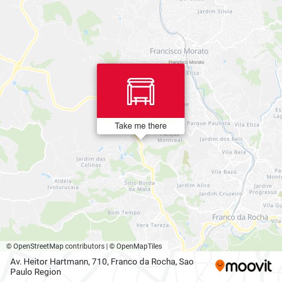 Av. Heitor Hartmann, 710, Franco da Rocha map