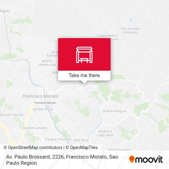 Av. Paulo Brossard, 2226, Francisco Morato map