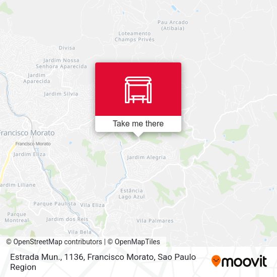 Estrada Mun., 1136, Francisco Morato map