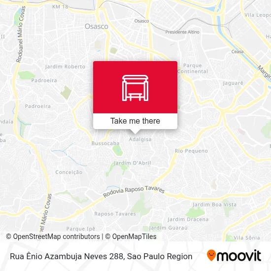 Rua Ênio Azambuja Neves 288 map