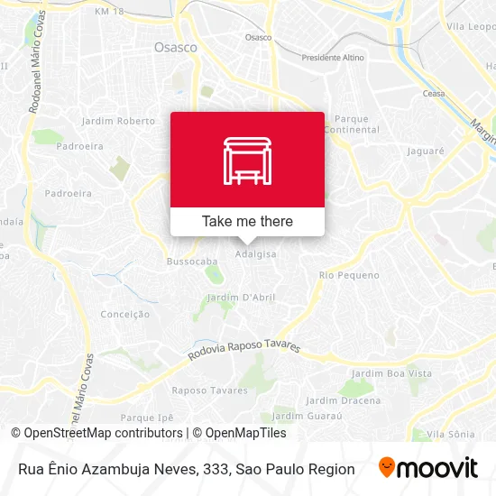 Rua Ênio Azambuja Neves, 333 map