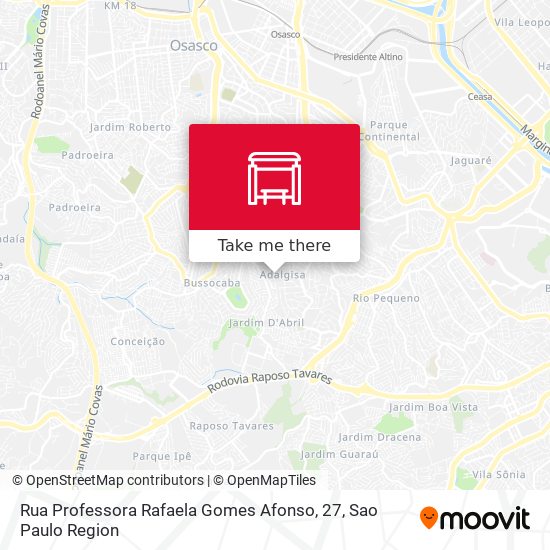 Rua Professora Rafaela Gomes Afonso, 27 map