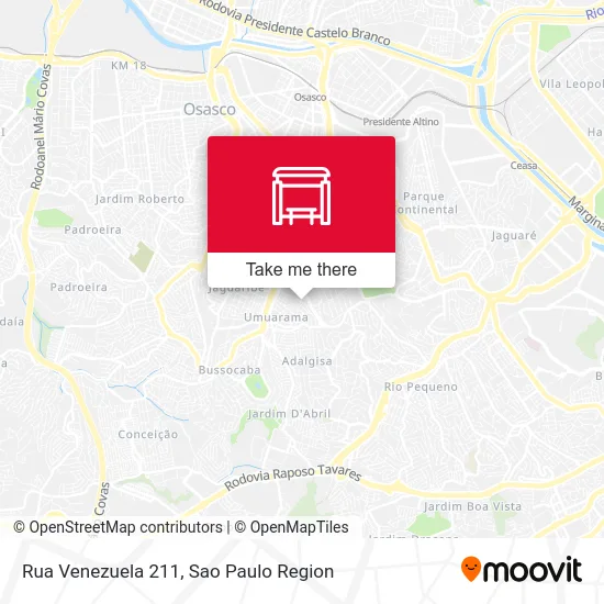 Rua Venezuela 211 map