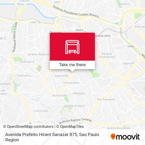 Avenida Prefeito Hirant Sanazar 875 map