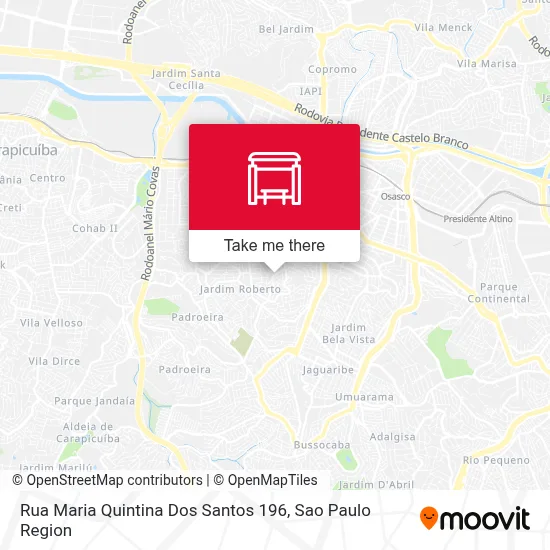 Rua Maria Quintina Dos Santos 196 map
