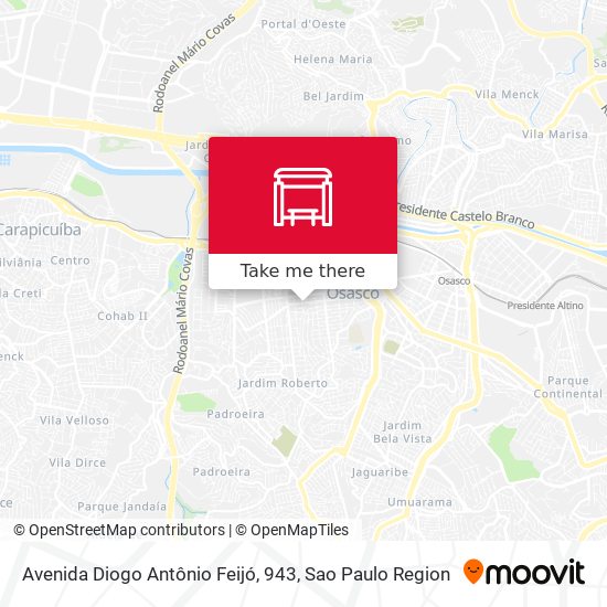 Avenida Diogo Antônio Feijó, 943 map