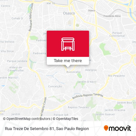 Rua Treze De Setembro 81 map