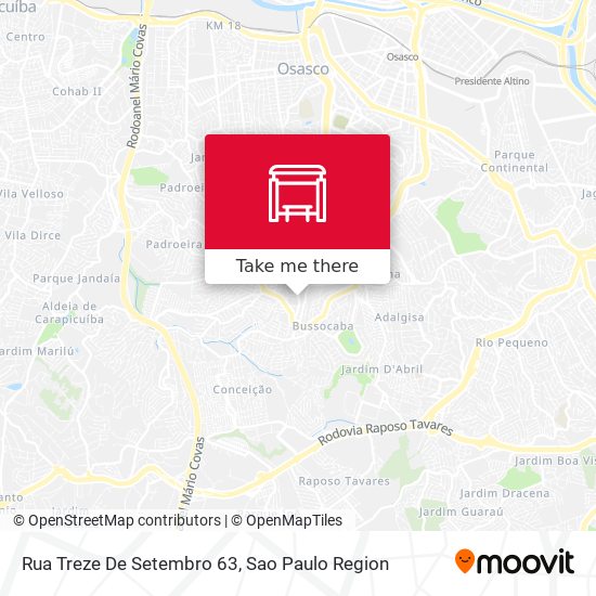 Rua Treze De Setembro 63 map