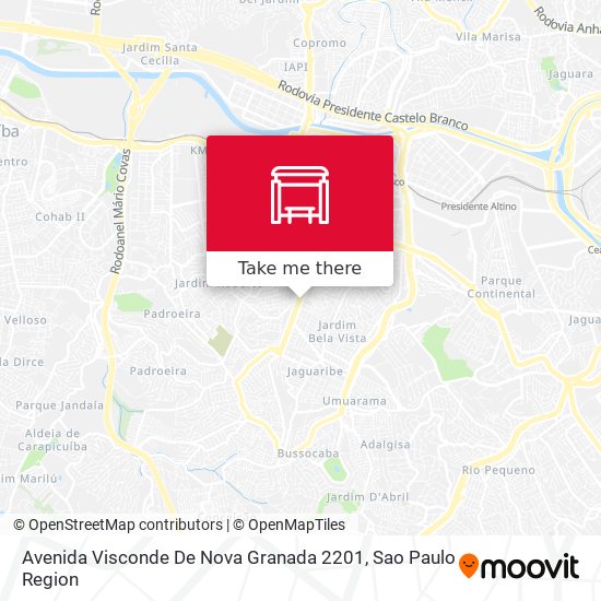 Avenida Visconde De Nova Granada 2201 map