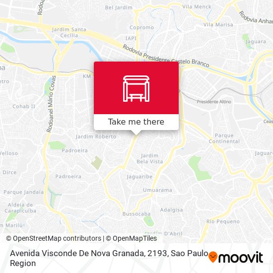 Avenida Visconde De Nova Granada, 2193 map