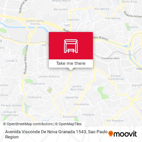Avenida Visconde De Nova Granada 1543 map