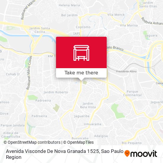 Avenida Visconde De Nova Granada 1525 map