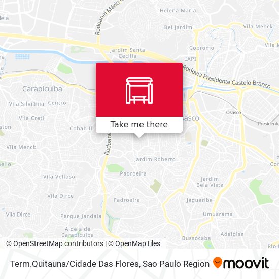 Term.Quitauna / Cidade Das Flores map