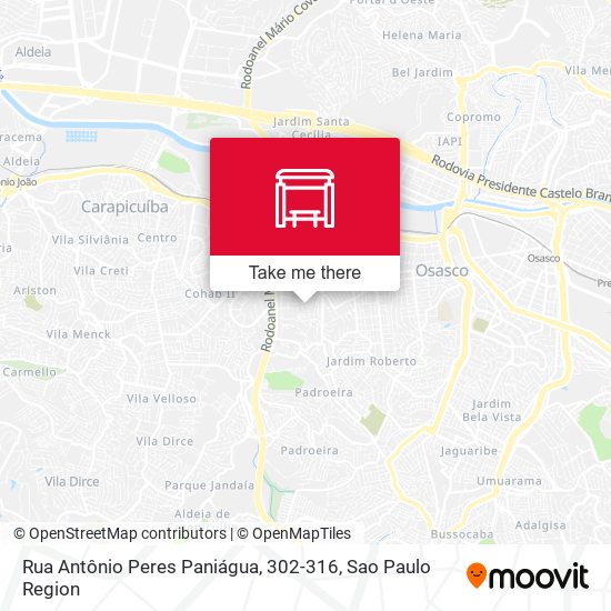 Rua Antônio Peres Paniágua, 302-316 map