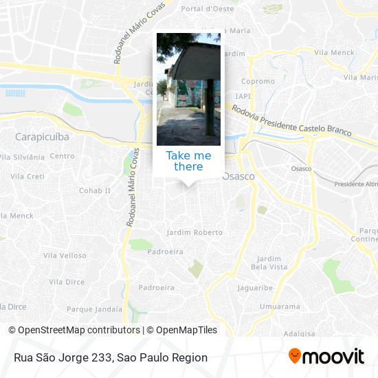 Rua São Jorge 233 map