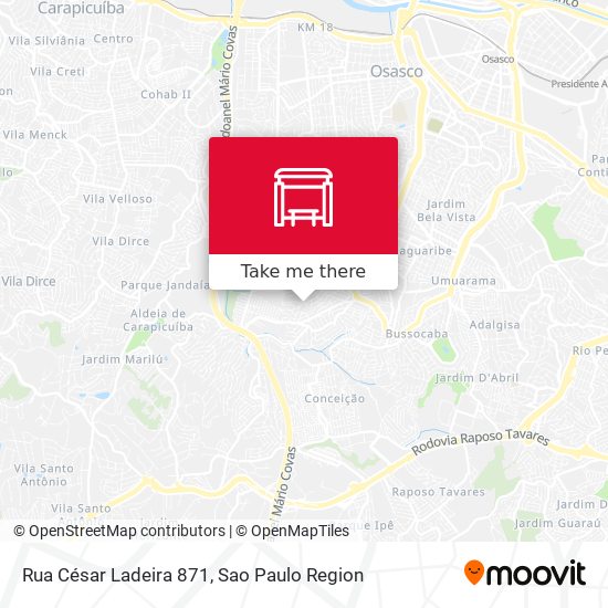 Rua César Ladeira 871 map