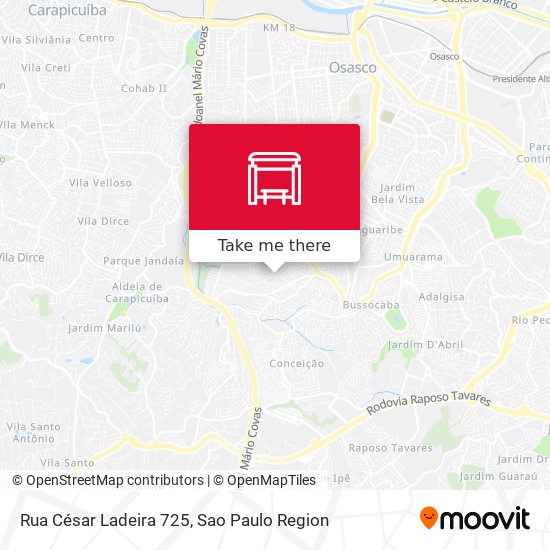 Rua César Ladeira 725 map