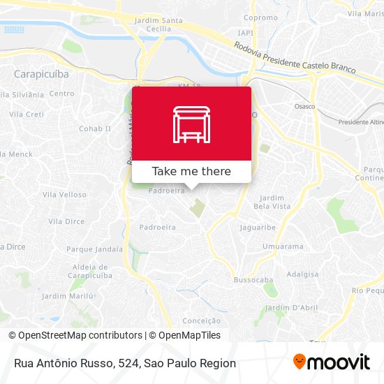 Rua Antônio Russo, 524 map