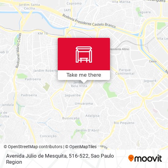 Avenida Júlio de Mesquita, 516-522 map