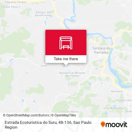Estrada Ecoturistica do Suru, 48-136 map