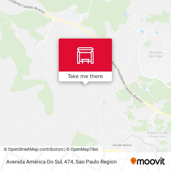 Avenida América Do Sul, 474 map
