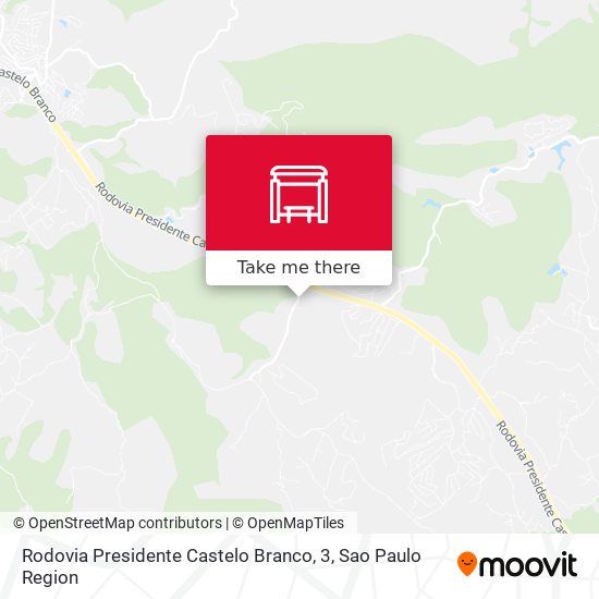 Rodovia Presidente Castelo Branco, 3 map