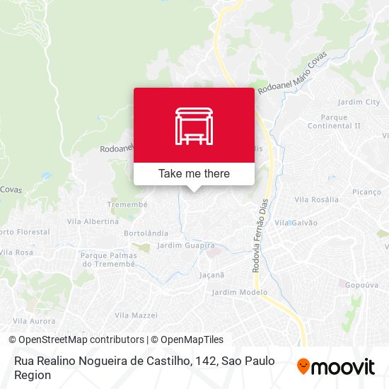 Rua Realino Nogueira de Castilho, 142 map