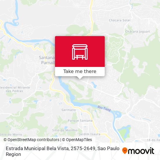 Estrada Municipal Bela Vista, 2575-2649 map