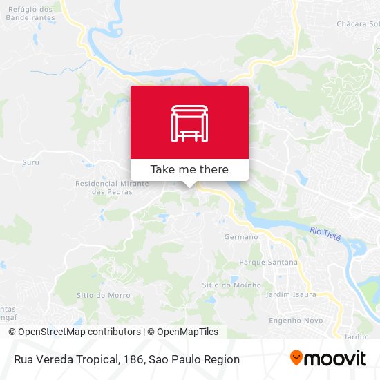 Rua Vereda Tropical, 186 map