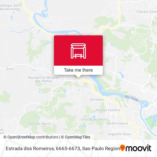 Estrada dos Romeiros, 6665-6673 map