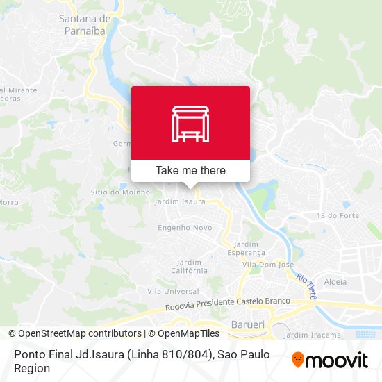 Ponto Final Jd.Isaura (Linha 810 / 804) map