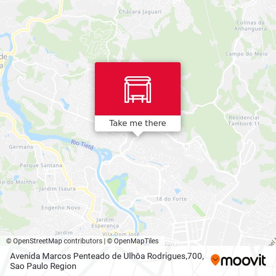 Mapa Avenida Marcos Penteado de Ulhôa Rodrigues,700