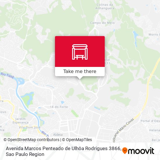 Mapa Avenida Marcos Penteado de Ulhôa Rodrigues 3866