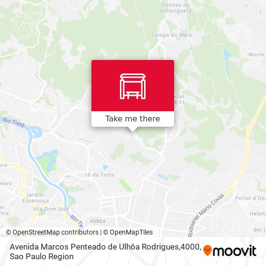 Mapa Avenida Marcos Penteado de Ulhôa Rodrigues,4000